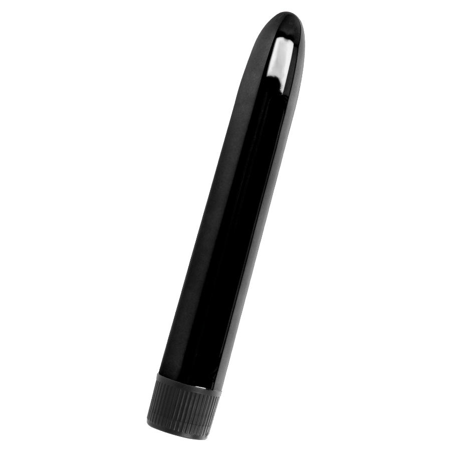 Intense Fun - Intense Vibrator Vito Black, 17 cm, Powerful Vibrations, Works with 2 AA Batteries