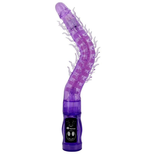 Baile Thorn Stimulator - Long Vibrator with 6 Vibration Speeds, Multiple Stimulation, Flexible and Curved