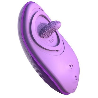 Fantasy For Her - Her Fun Silicone Tongue Purple with Vibrations and Heat