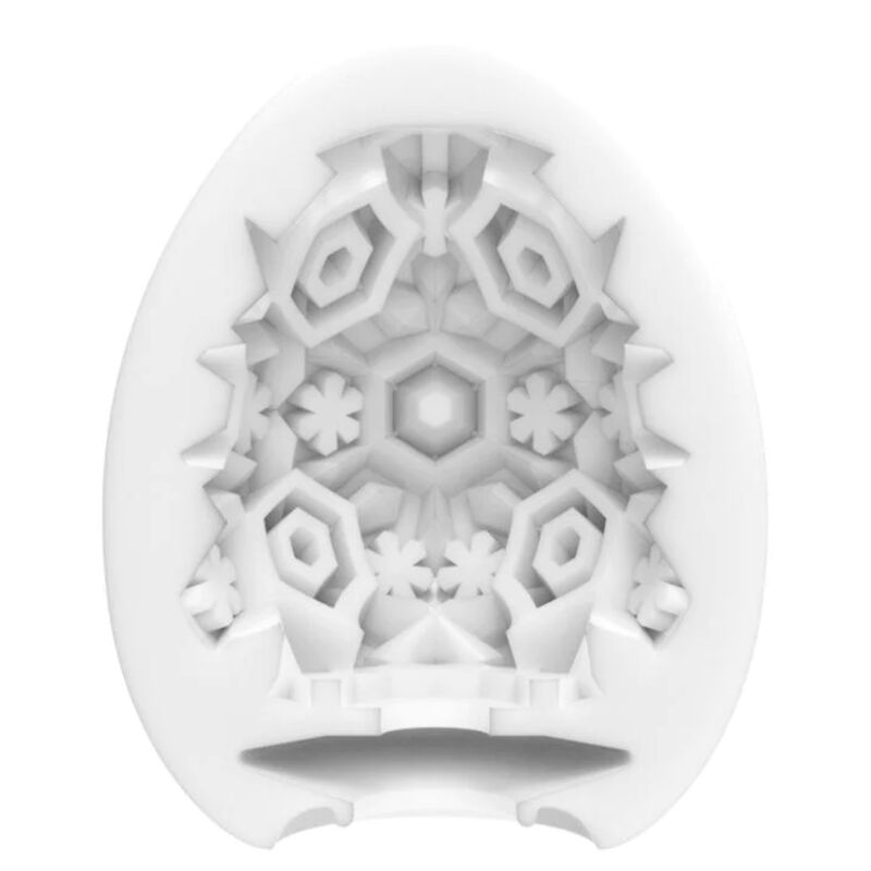 Tenga - Stimulating Snow Crystal Egg with Sharp Edges and Lotion Included