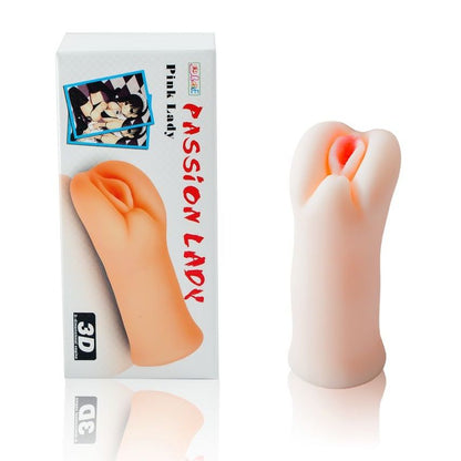 Baile For Him - Passion II Lady 3D Masturbator, Tightening and Shrinking Function, TPR Material, Color: Flesh, Dimensions: 14.5 cm x 5 cm