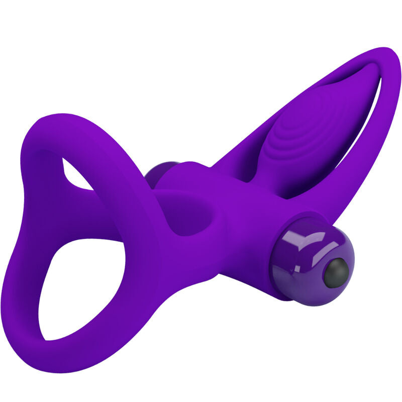 Pretty Love Male- Inel Vibrator 10 Vibrații Silicon Violet