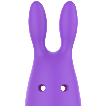 Womanvibe - Bugsy Silicone Rabbit Stimulator, 2.4 x 7.3 cm, 1 Speed, Silent, Flexible, LR44 Batteries Included