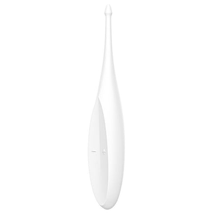 Satisfyer Fun Top Vibrator - White, Circulating Vibration, Water Resistant, Medical Silicone, 12 Vibration Programs, Rechargeable Battery, 15 Year Warranty