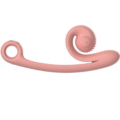 Snail Vibe - Peach Curved Vibrator with Slide'n'Roll Technology