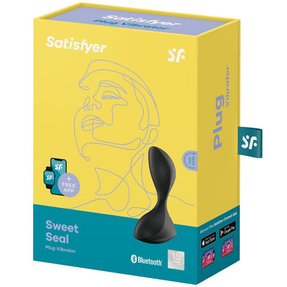 Satisfyer Connect - Vibrator Anal Plug Sweet Seal Vibrator with App - Black