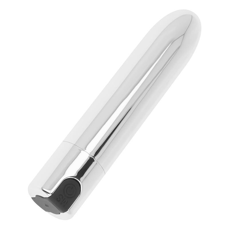 Ohmama Stimulating - USB Rechargeable Silver Bullet Vibrator, 10 Vibration Modes, Body Safe, 9.5 x 2 cm