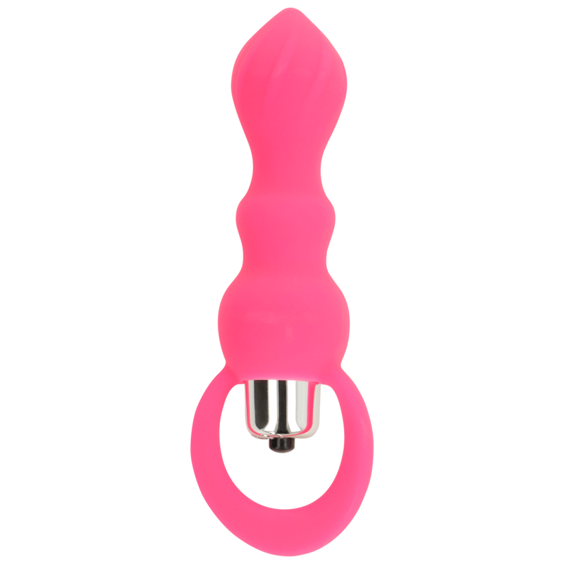 Ohmama Vibrators-  Stimulator Anal Cu Vibrație 9 Cm Roz