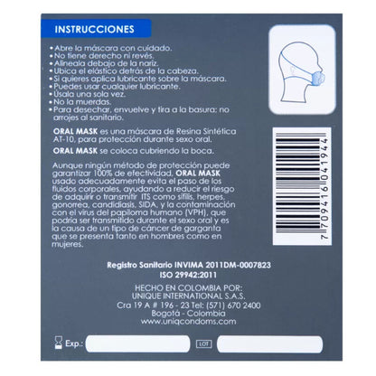 Uniq - Oral Mask Without Latex 1 Unit