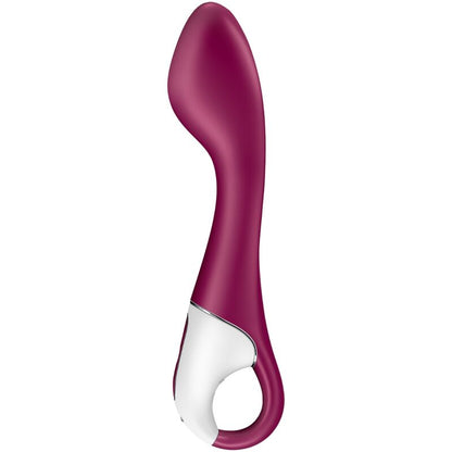 Satisfyer Hot Spot - G-Spot Vibrator with Sensual Stimulation and Heat, Bluetooth and Soft Silicone, Waterproof