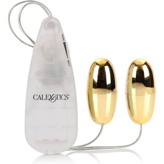 California Exotics - Gold Bullet Duo Vibrators, Gold Plated, Multiple Speeds, Durable, Stimulating