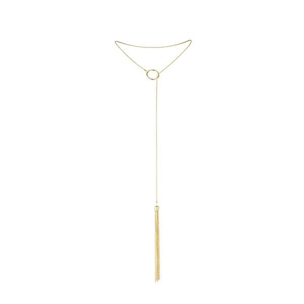 Bijoux Magnifique - Tickler Pendant Necklace in the Shape of a Mini-Shirt, Gold