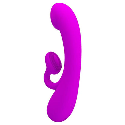 Pretty Love Flirtation - Sincere Silicone Vibrator and Stimulator with 10 Vibration Functions, Purple