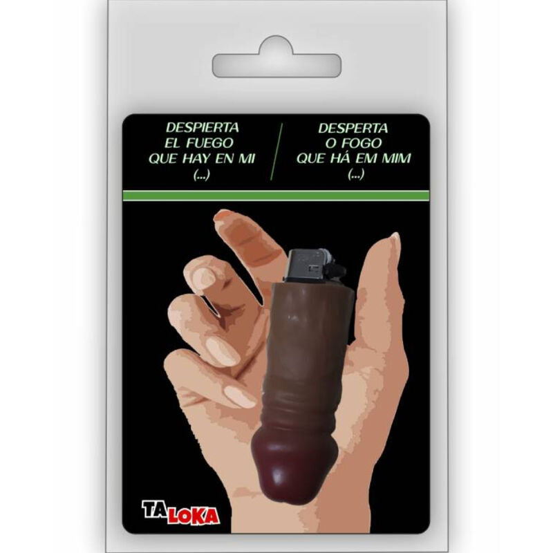 Taloka-  Fantastic Lighter În Formă De Penis Mulatto Color 100% Rechargeable /En/Pt/En/