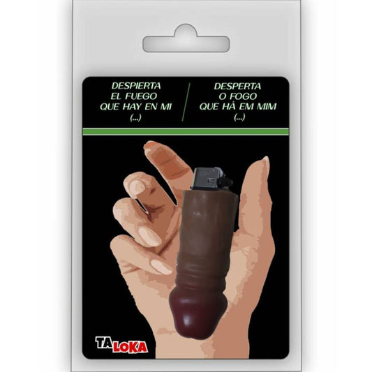 Taloka-  Fantastic Lighter În Formă De Penis Mulatto Color 100% Rechargeable /En/Pt/En/