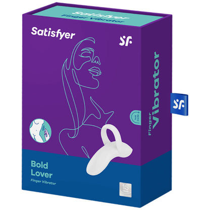 Satisfyer Vibrator - Bold Lover Finger Vibrator, Powerful and Versatile, Water Resistant, 15 Year Warranty