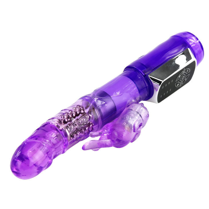 Baile Rotations - Ly-Baile US Rabbit Passion Baron Vibrator with Metal Balls and Rotation Features, 23cm total length x 3.5cm width 