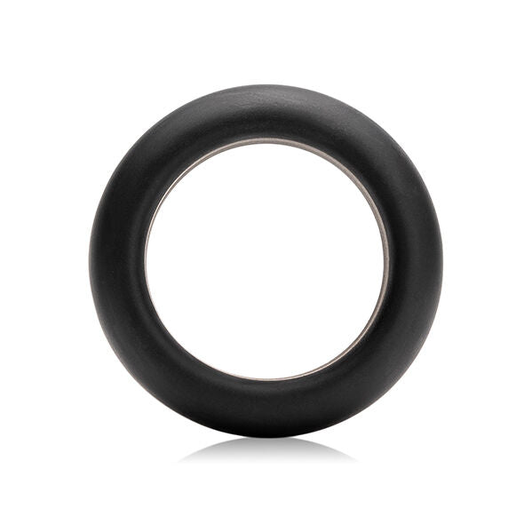 Je Joue - Maximum Stretch Silicone Cock Ring - Black, Stronger Erections, Prolonged Orgasms, Non-Slip Design, Dimensions: Non-Elongated Diameter 1.25cm, Extended Diameter 10cm