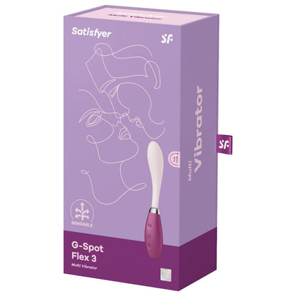 Satisfyer Vibrator- Gspot Flex 3 Multi Vibrator Roșu