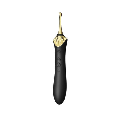 Zalo - Bess 2 Black Clitoris Massager with Heating Function and Additional Attachments