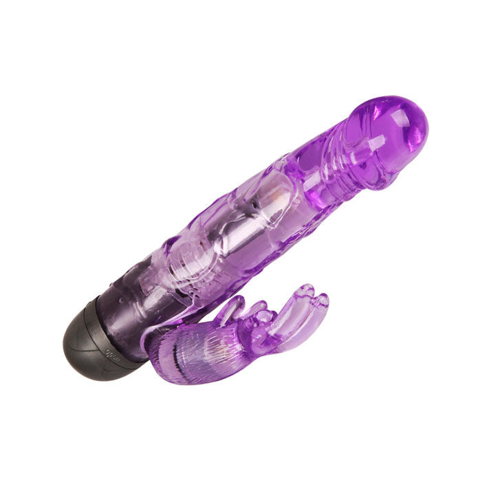 Baile Vibrators - Rabbit Vibrator, 10 Vibration Functions, Water Resistant, Material: TPR, Batteries: 2AAA, Measurements: See Picture, Recommended with Lubricant