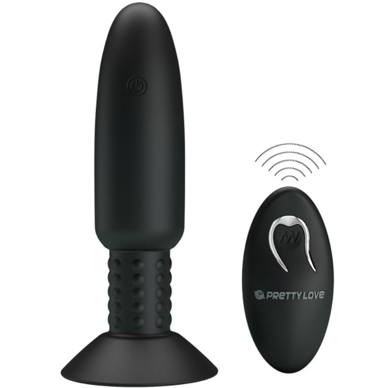 Pretty Love Bottom - Vibrator Anal Plug with Remote Control, Vibration and Rotation Function