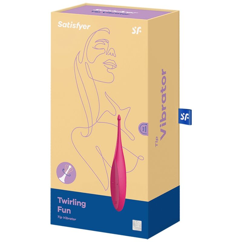 Satisfyer Vibrator- Twirling Fun Tip Vibrator Roz