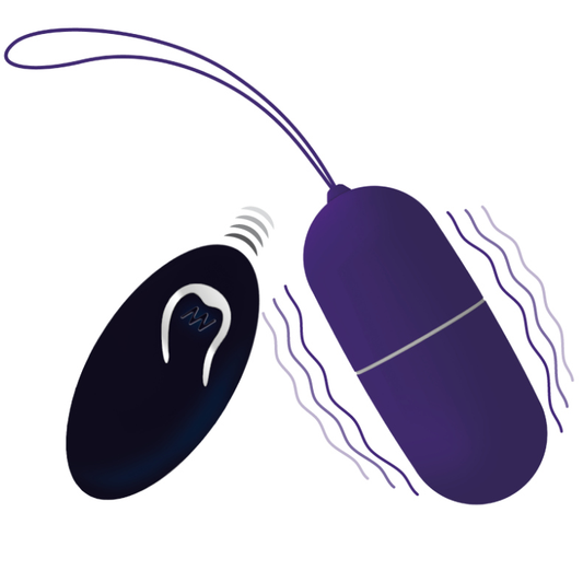 Intense Flippy I Vibrating Egg with Purple Remote Control - Pleasure and Remote Control by Intense Couples Toys