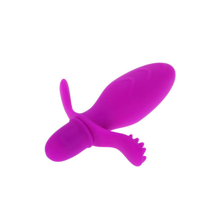 Pretty Love Flirtation - Fitch Vibrator with 10 Vibration Modes and Clitoral Stimulation, Silicone, Purple