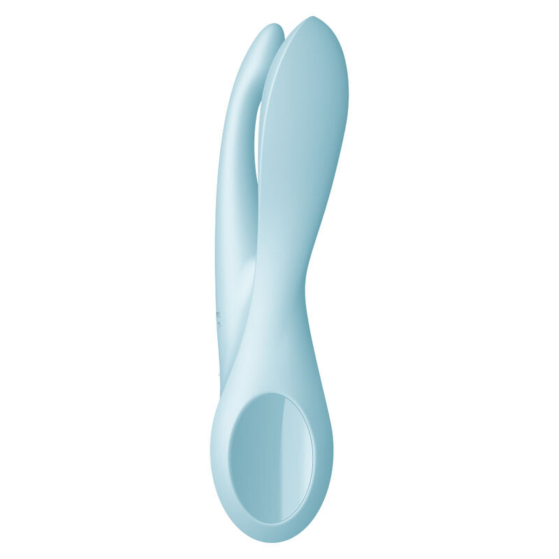 Satisfyer Vibrator - Threesome 1 with 3 Powerful Motors - Intense Vibrations - Clitoral Stimulation - Water Resistant - Soft Silicone - 15 Year Warranty