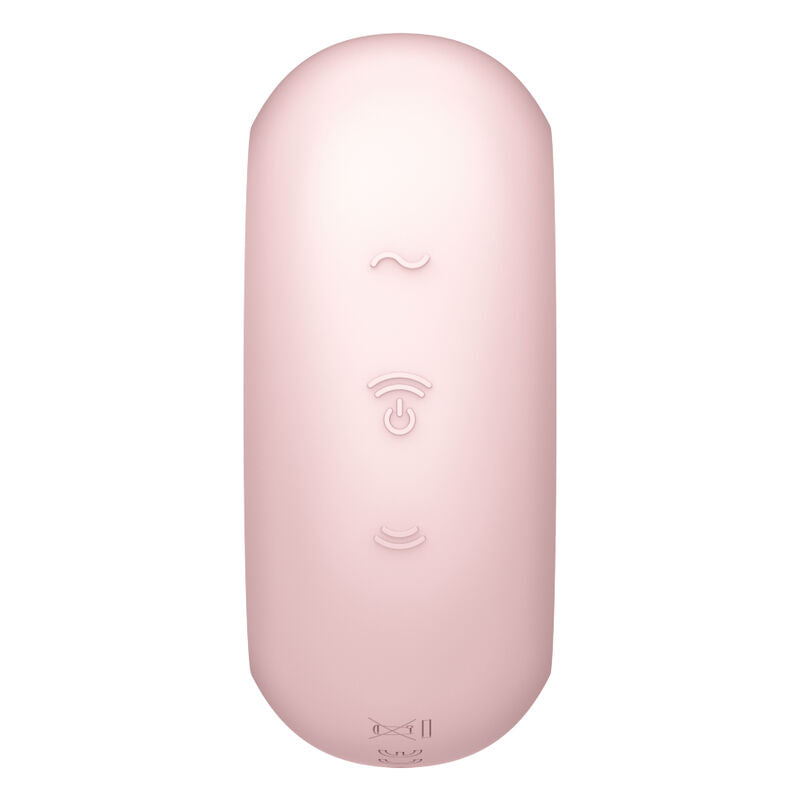 Satisfyer Air Pulse - Dual Air Pulse Stimulator And Vibrator, Medical Silicone, IPX7 Water Resistant - Pink