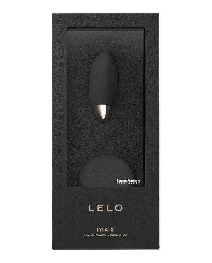 Lelo - Lyla 2 Egg Massager Vibrator, Wireless Remote, Waterproof, Black.