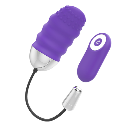 Mr. Boss - Denis Egg Remote Control Vibrator, 10 Speeds, Anti-Allergic Silicone, Water Resistant