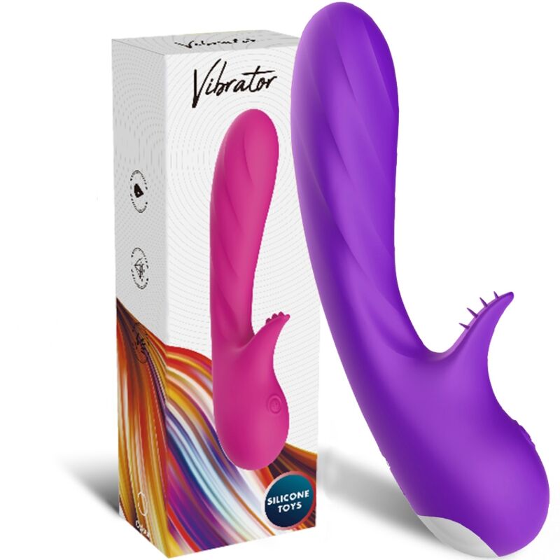 Armony Vibrators- Vibrator Romantism Cu Stimulator Violet