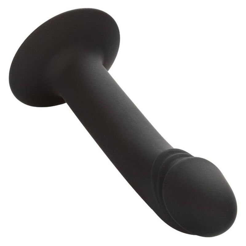 California Exotics - Silicone Curved Anal Probe with Suction Cup, Body Safe Material