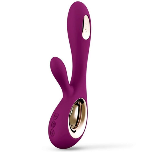 Lelo Soraya Val De Valuri Rabbit Vibrator Deep Pink - Dual Clitoris and G Spot Stimulation, WaveMotion Technology, Soft Silicone, Rechargeable, Dimensions and Features