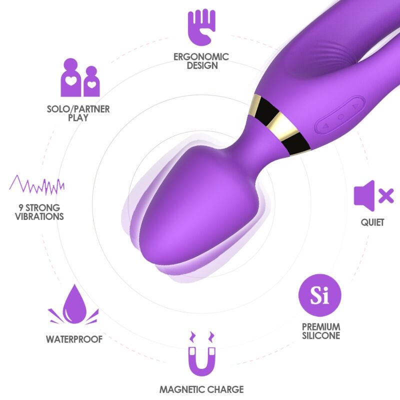 Armony Massagers- Masaj & Vibrator Rabbit Violet