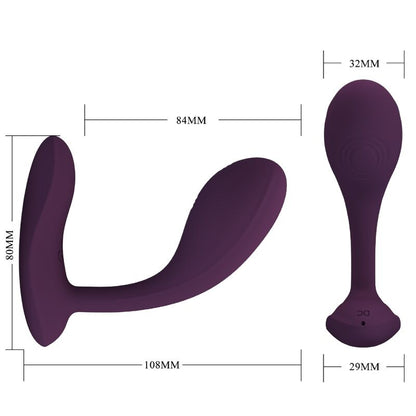 Pretty Love Flirtation- Baird Vibrator G-Spot Reîncărcabil Lila