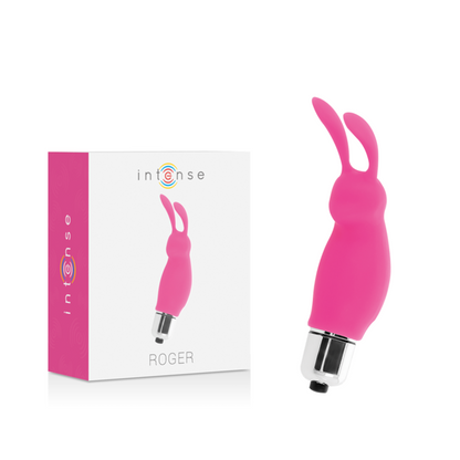 Intense Fun - Roger Rabbit Stimulator with Vibrations, Pink, 1 Speed, 9 cm