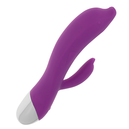 Ohmama Vibrators - Dolphin Flexible Vibrator 22 cm, Lilac, with 6 Speeds and Funny Design