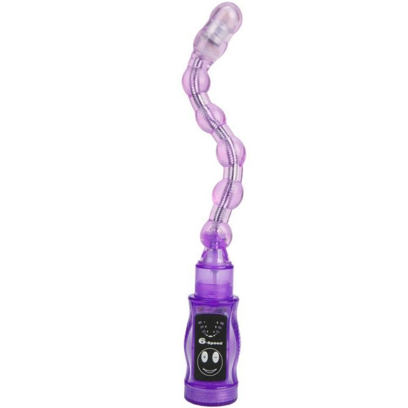 Baile Stimulating - Distortion Stimulator Violet Vibrator, 6 Functional Vibrations, TPR and ABS Material, Doubtful, 3 AA Batteries