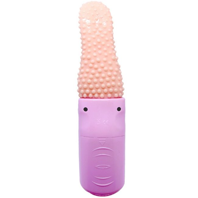 Pretty Love Smart Tongue Teaser with Strong Vibration, 3-Function Rotation, USB Rechargeable, TPR and ABS