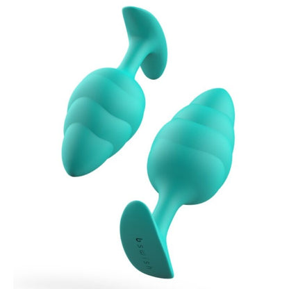 B Swish - Massage Anal Plug Bfilled Basic Wave Seafoam