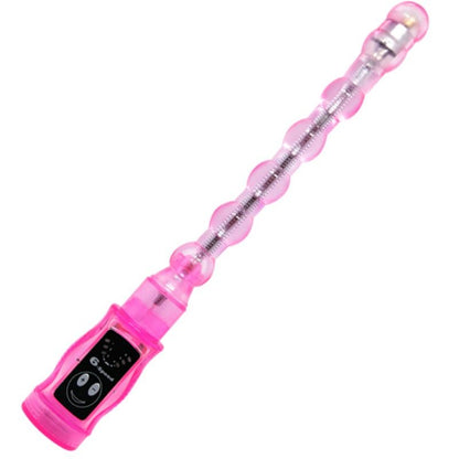 Baile Stimulating - Distortion Pink Vibrator Stimulator, 6 Functional Vibrations, TPR and ABS Material