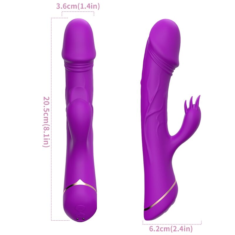 Armony Vibrators- Dildo Vibrator Iepure Silicon Violet