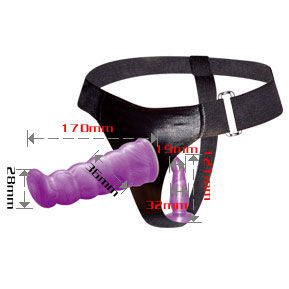 Baile Harnașament Collection-Ultra Harness Feminin Anal Și Vaginal Violet