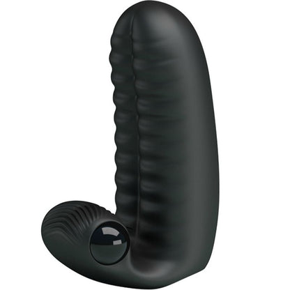 Pretty Love Flirtation - Black Two Finger Vibrator For Extra Stimulation