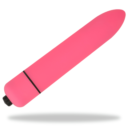 Ohmama Vibrators - Mini Bullet Vibrator 9cm Pink, Incredible Power, 1 Vibration Mode, AAA Battery (Not Included)