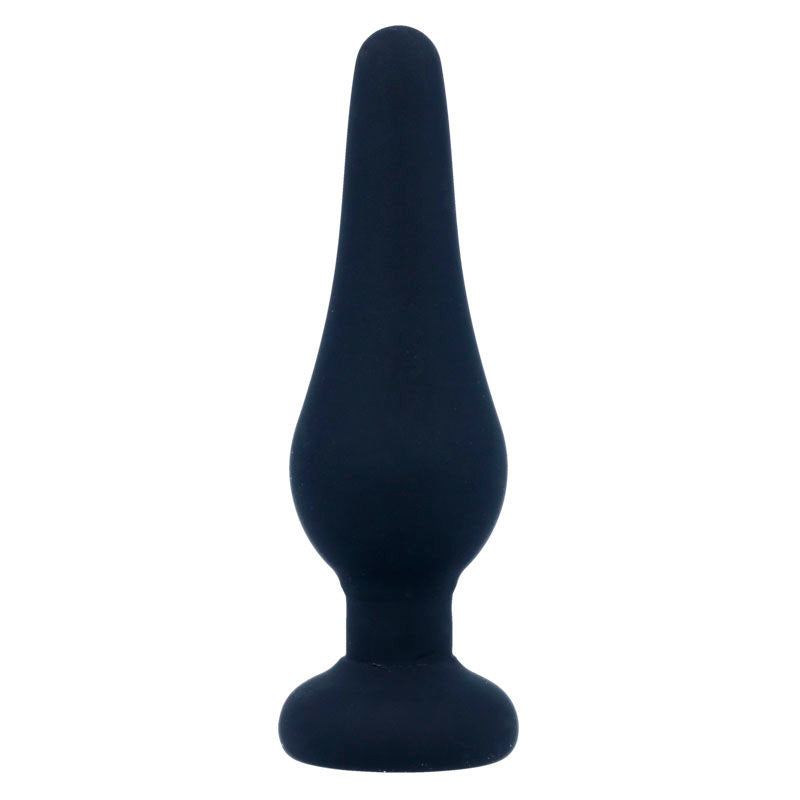 Intense Anal Toys-Dop Anal Intens Pipo S Silicon Negru Negru 9,8 Cm