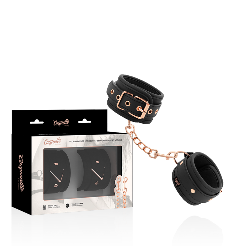 Coquette Fantasy - Vegan Leather Fantasy Handcuffs With Neoprene Lining